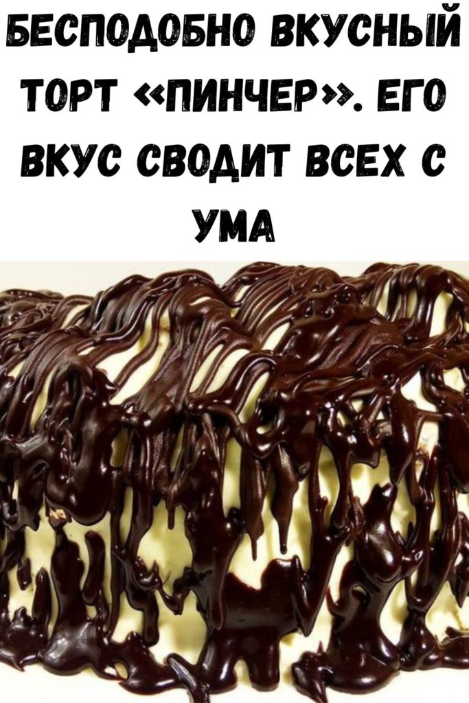 Бесподобно вкусный торт «Пинчер». Его вкус сводит всех с ума