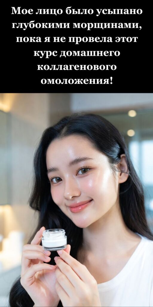 Мое лицо было усыпано глубокими морщинами, пока я не провела этот курс домашнего коллагенового омоложения!