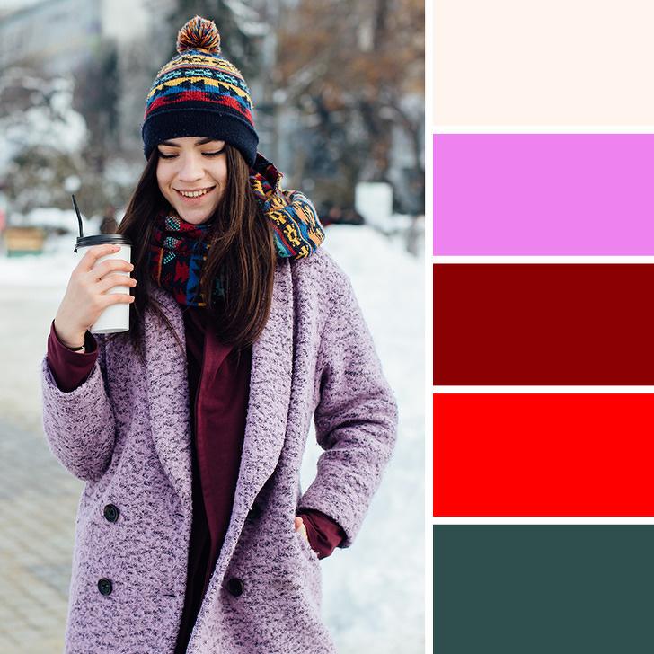 10 цветовых сочетаний, которые помогут правильно комбинировать зимний гардероб