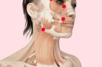 4 волшебные точки! Возвращаем упругость и форму щекам