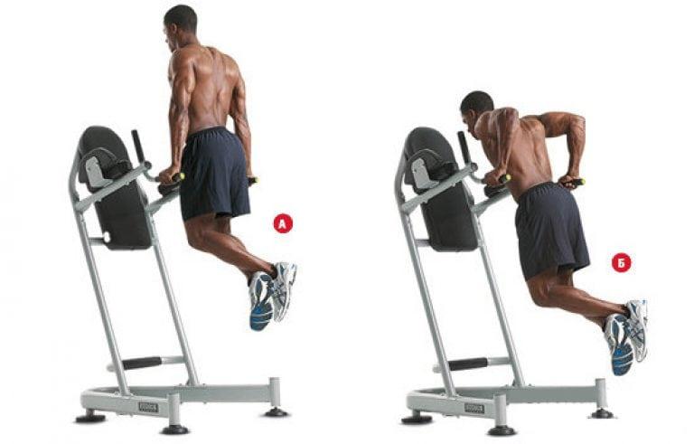 Правильная техника выполнения отжиманий на брусьях. Техника брусьев на грудные мышцы. Отжимания на брусьях техника. Какие группы мышц работают при отжимании на брусьях. Брусья на трицепс техника.