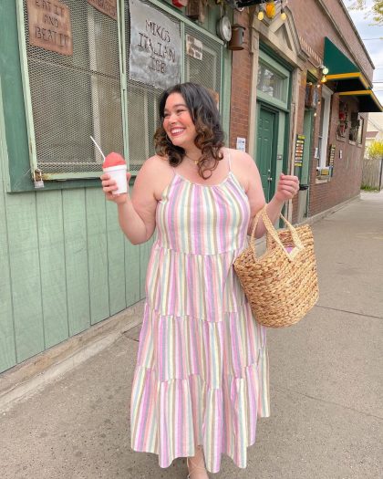 5 летних платьев, которые на женщинах с пышными формами смотрятся идеально