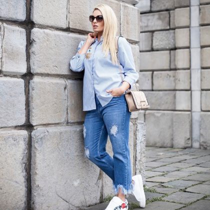 7 модных способов выглядеть стройнее в размере plus-size