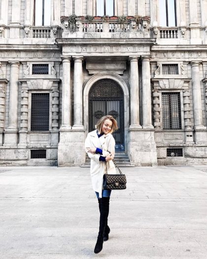 C чем носить белое пальто: 6 роскошных идей