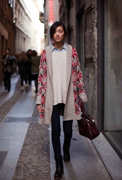 Кардиган оверсайз – вещь, которая вас согреет и сделает стильной