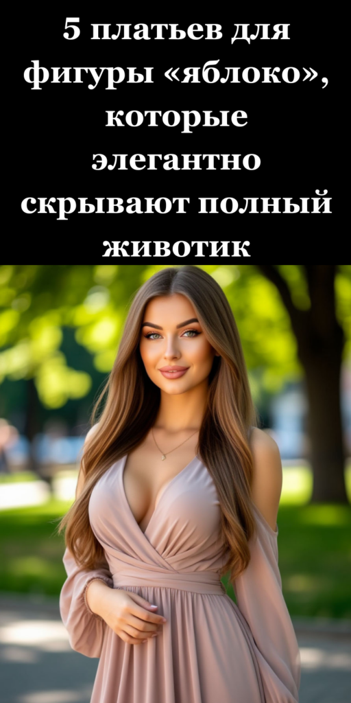 5 платьев для фигуры «яблоко», которые элегантно скрывают полный животик