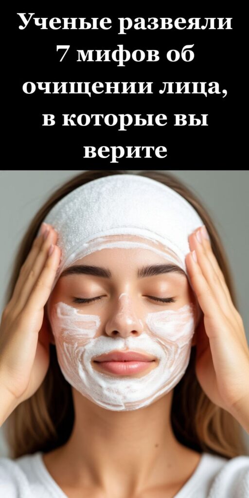 Ученые развеяли 7 мифов об очищении лица, в которые вы верите