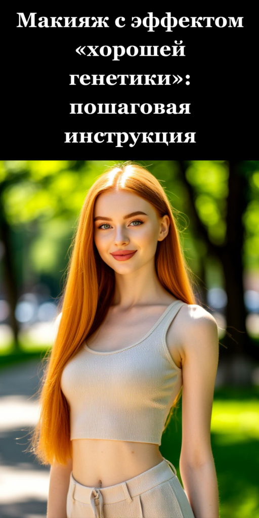 Макияж с эффектом «хорошей генетики»: пошаговая инструкция