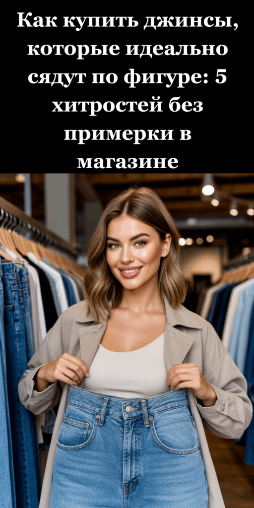 Как купить джинсы, которые идеально сядут по фигуре: 5 хитростей без примерки в магазине