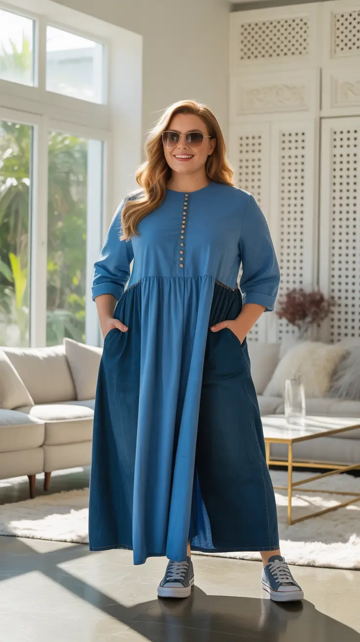 24 стильных образа для женщин с пышными формами: свежие, эффектные и трендовые образы