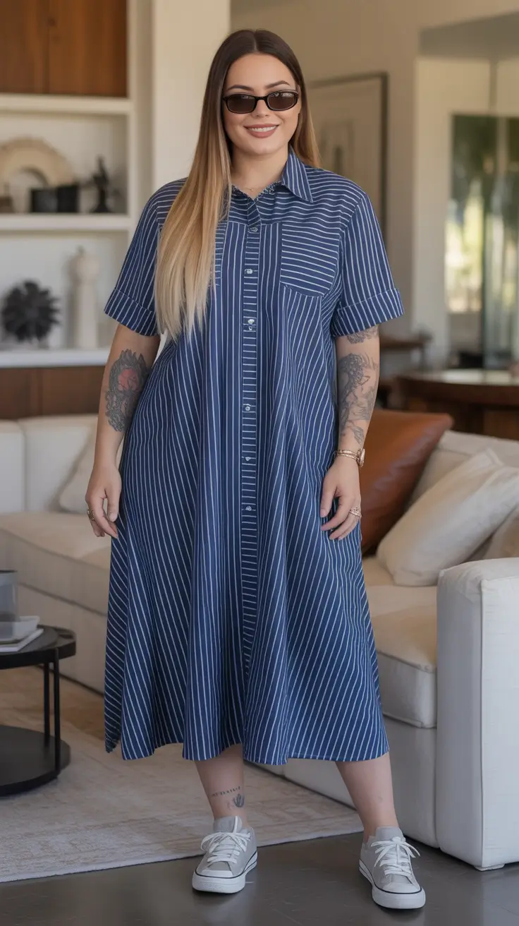 24 стильных образа для женщин с пышными формами: свежие, эффектные и трендовые образы