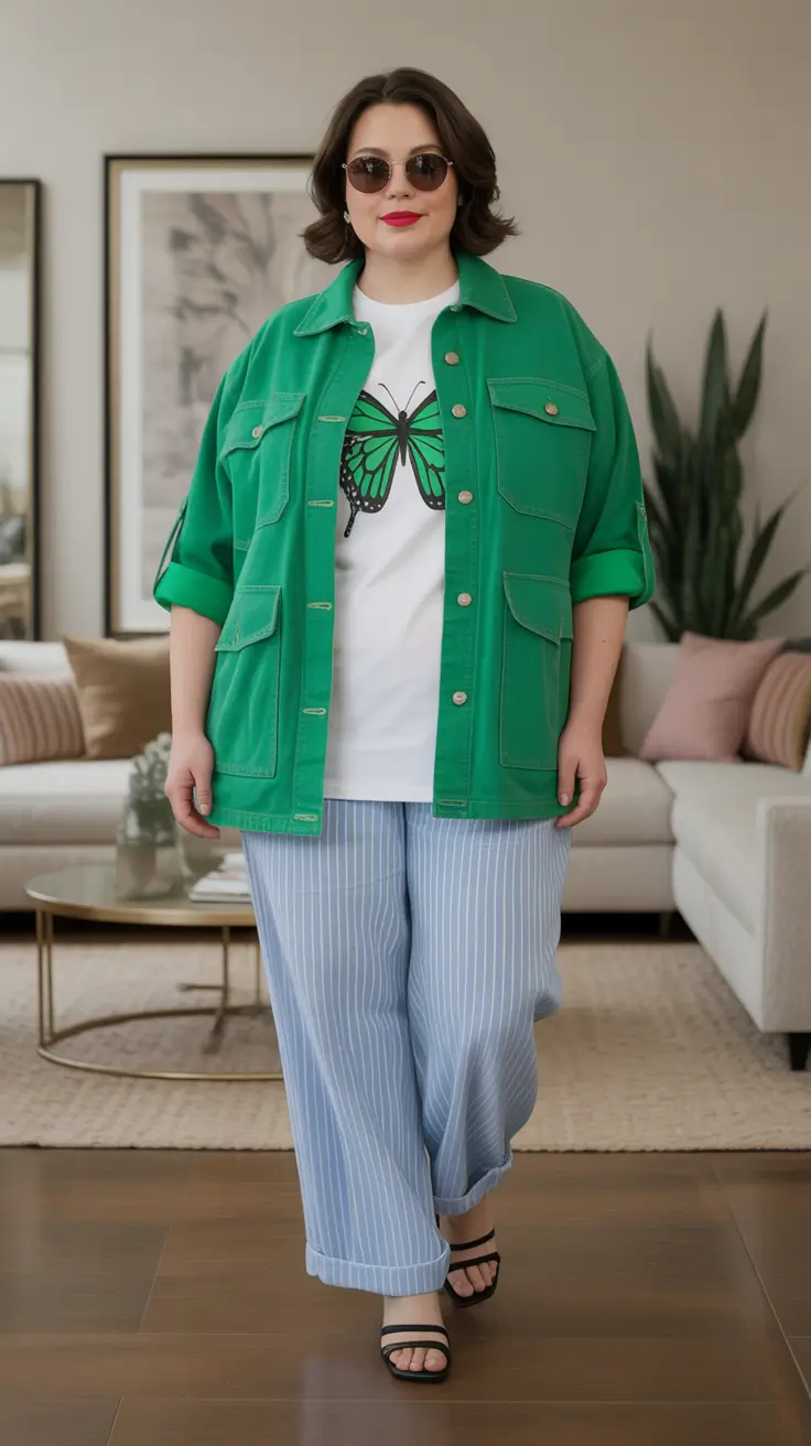 24 стильных образа для женщин с пышными формами: свежие, эффектные и трендовые образы