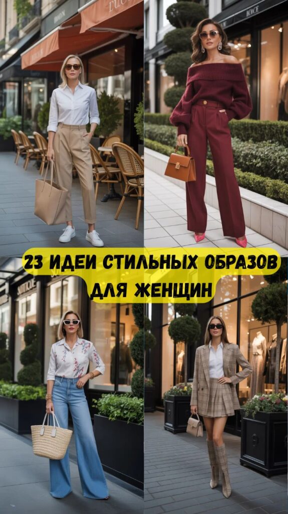 23 идеи стильных образов для женщин: модные луки, которые вы захотите примерить в этом году