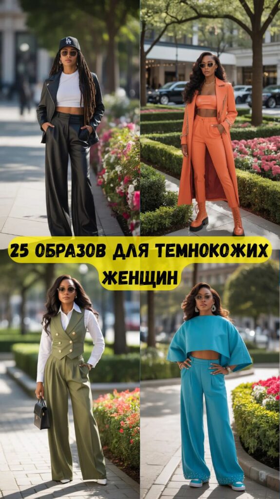 25 образов для темнокожих женщин: стильные образы, которые вдохновят вас на обновление гардероба