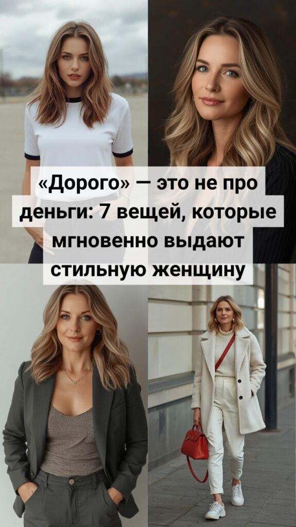 &laquo;Дорого&raquo; &mdash; это не про деньги: 7 вещей, которые мгновенно выдают стильную женщину