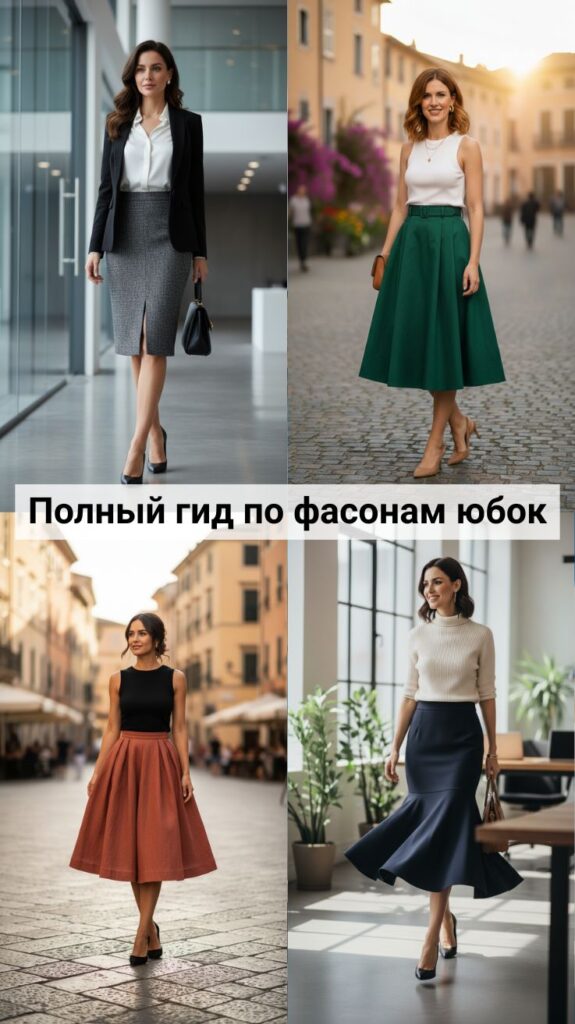 Полный гид по фасонам юбок