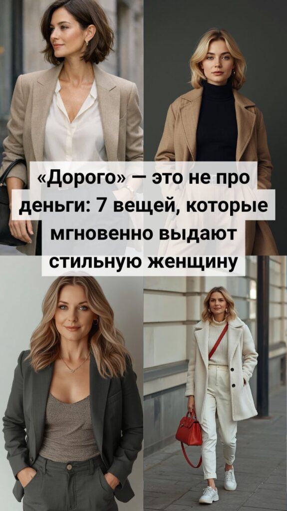 &laquo;Дорого&raquo; &mdash; это не про деньги: 7 вещей, которые мгновенно выдают стильную женщину