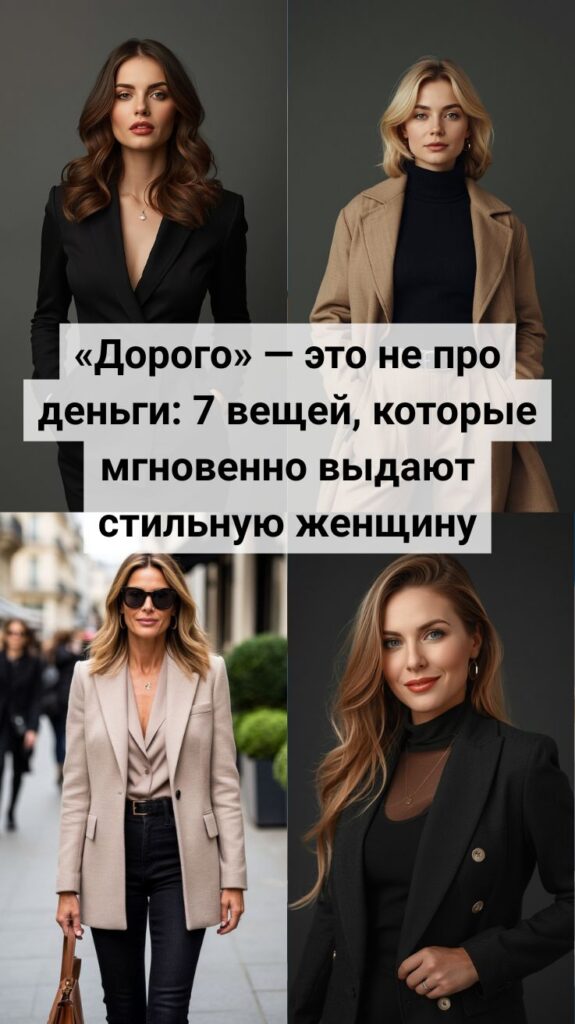 &laquo;Дорого&raquo; &mdash; это не про деньги: 7 вещей, которые мгновенно выдают стильную женщину