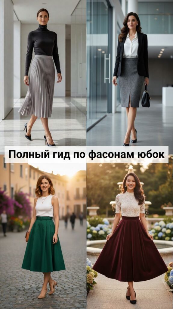 Полный гид по фасонам юбок