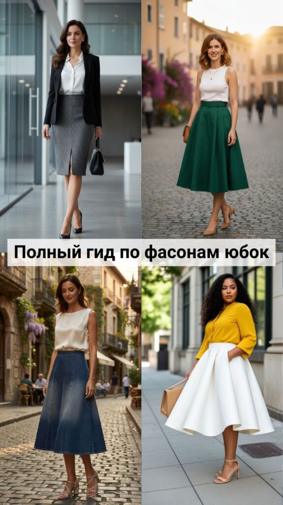 Полный гид по фасонам юбок