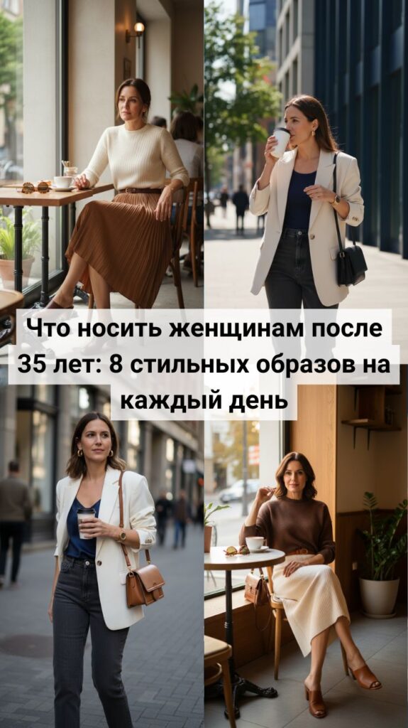Что носить женщинам после 35 лет: 8 стильных образов на каждый день, которые выглядят дорого и актуально в 2026 году