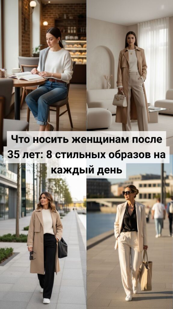 Что носить женщинам после 35 лет: 8 стильных образов на каждый день, которые выглядят дорого и актуально в 2026 году
