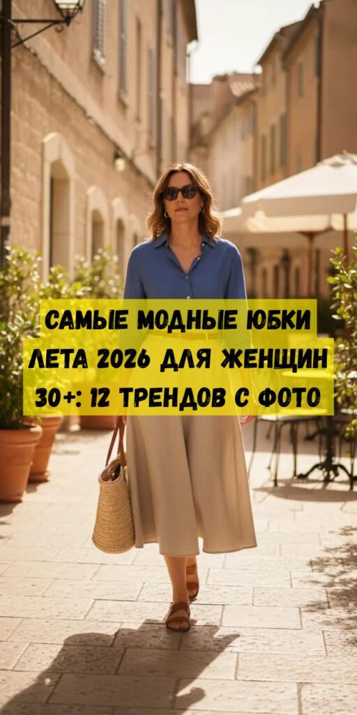 Самые модные юбки лета 2026 для женщин 30+