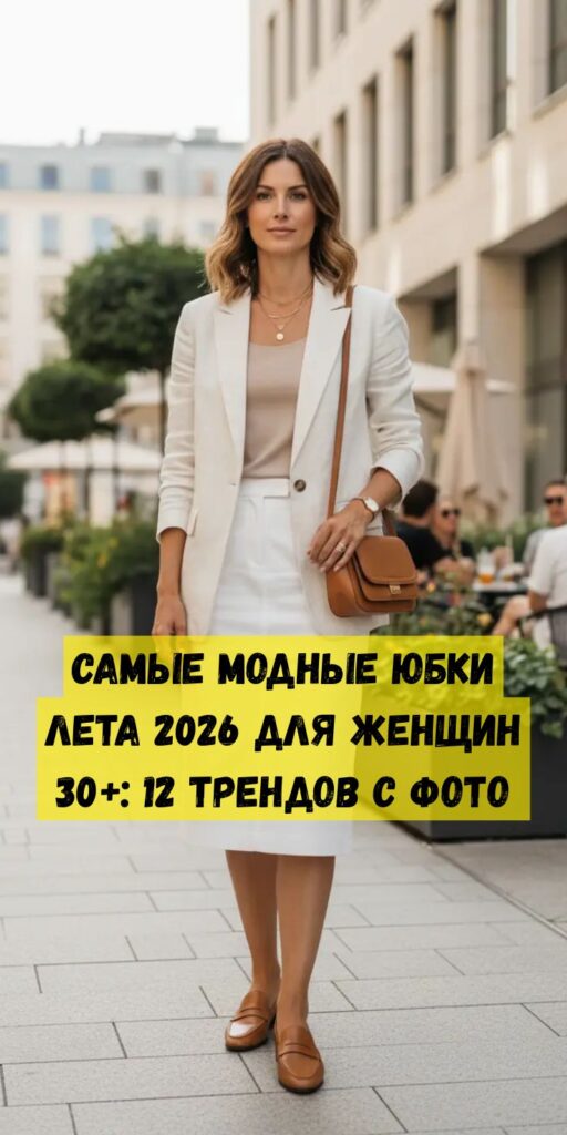 Самые модные юбки лета 2026 для женщин 30+