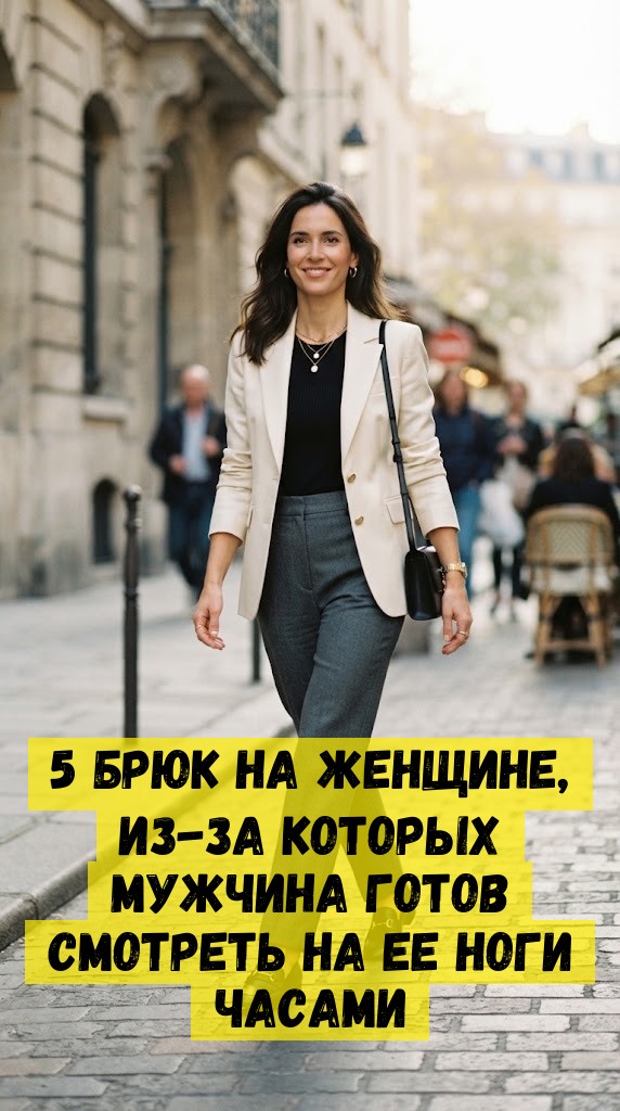 5 брюк на женщине, из-за которых мужчина готов смотреть на ее ноги часами