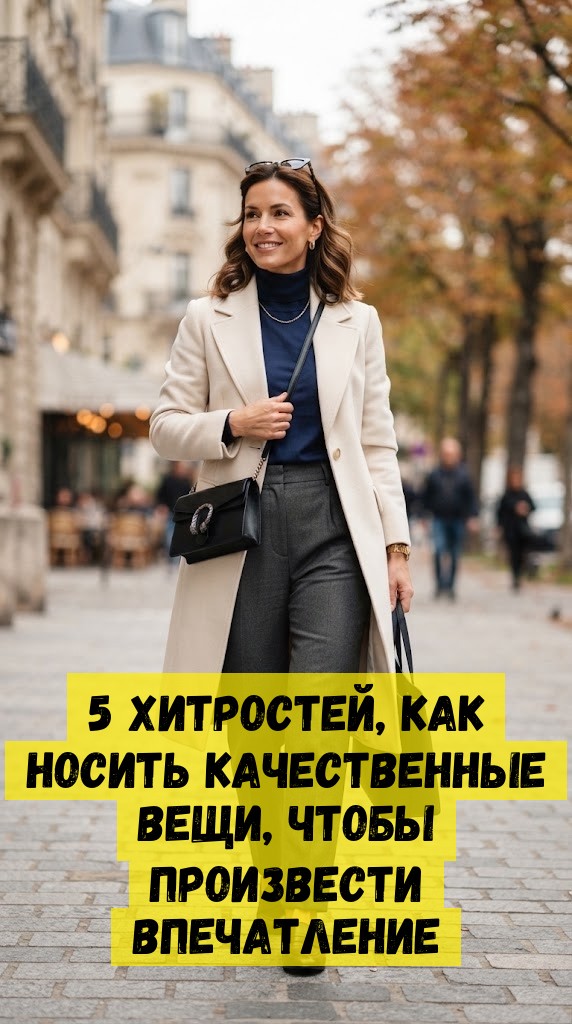 5 хитростей, как носить качественные вещи, чтобы произвести впечатление