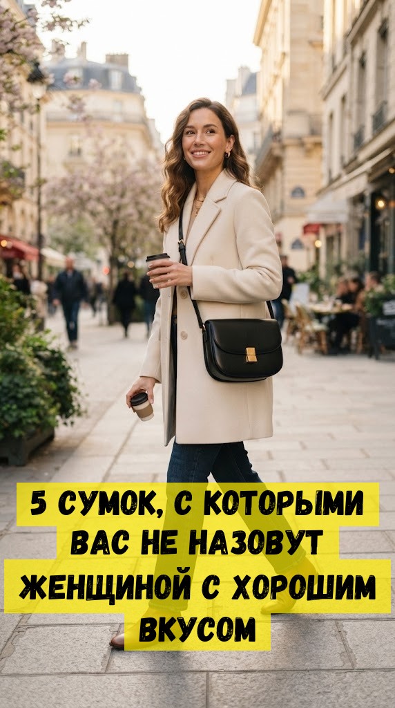 5 сумок, с которыми вас не назовут женщиной с хорошим вкусом
