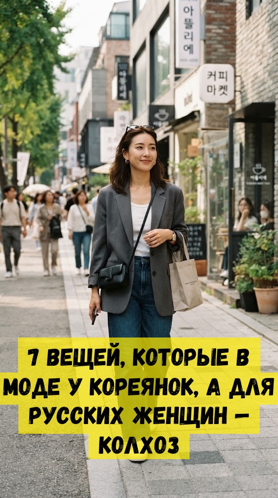 7 вещей, которые в моде у кореянок, а для русских женщин &mdash; колхоз