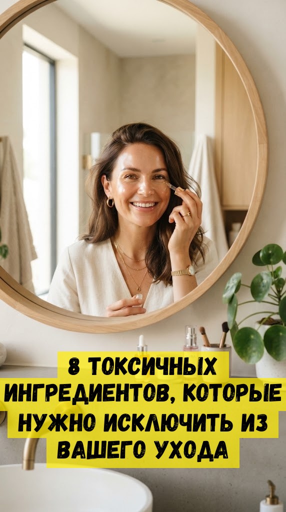 8 токсичных ингредиентов, которые нужно исключить из вашего ухода