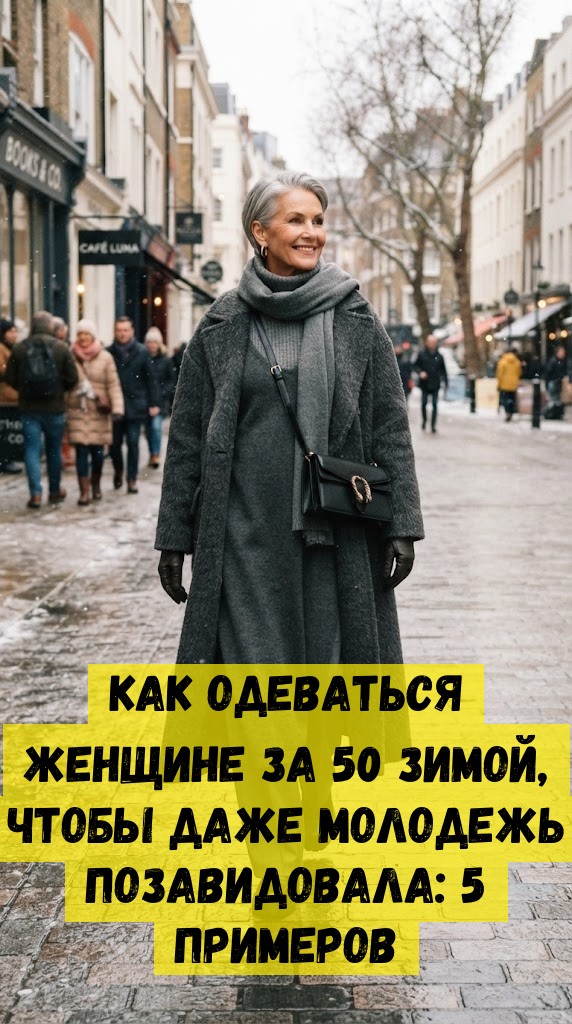 Как одеваться женщине за 50 зимой, чтобы даже молодежь позавидовала: 5 примеров