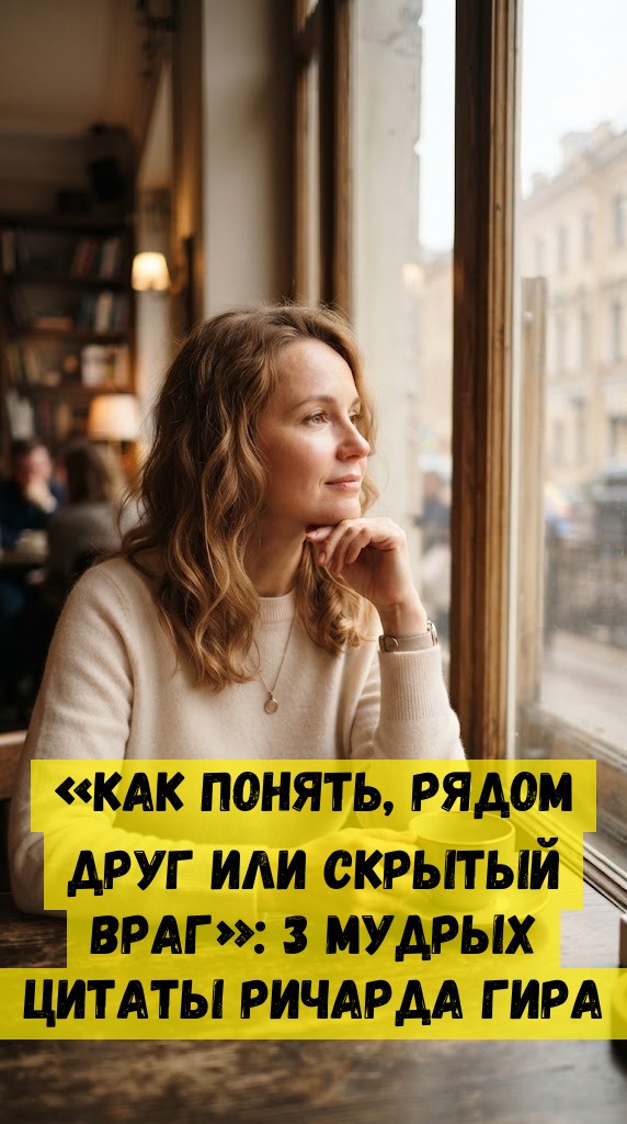 &laquo;Как понять, рядом друг или скрытый враг&raquo;: 3 мудрых цитаты Ричарда Гира