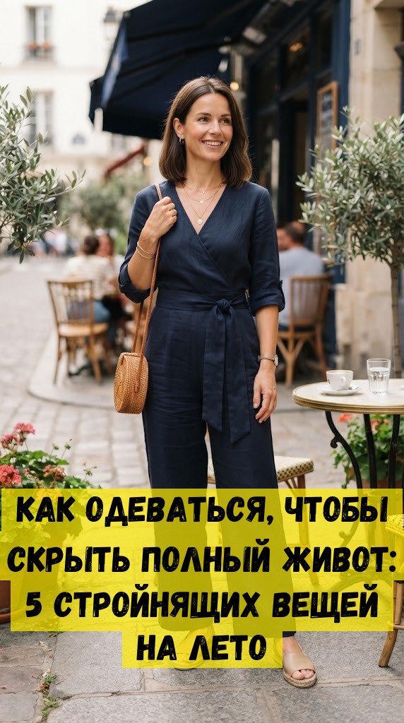 Как одеваться, чтобы скрыть полный живот: 5 стройнящих вещей на лето
