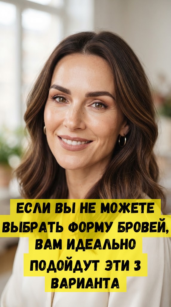Если вы не можете выбрать форму бровей, вам идеально подойдут эти 3 варианта