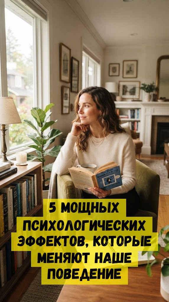 5 мощных психологических эффектов, которые меняют наше поведение