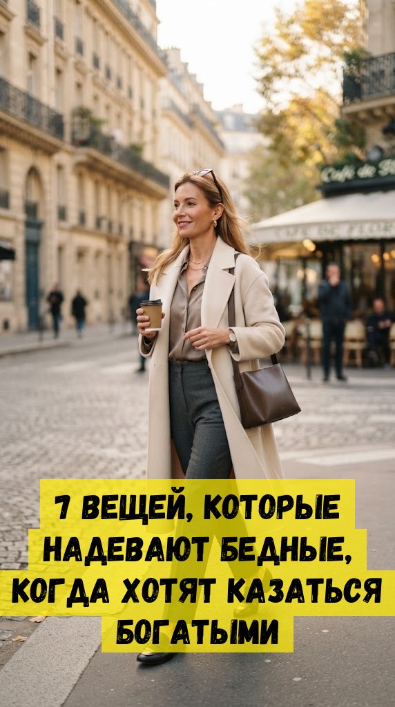 7 вещей, которые надевают бедные, когда хотят казаться богатыми 7 вещей, которые надевают бедные, когда хотят казаться богатыми