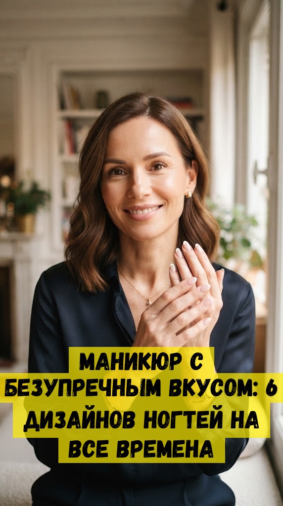 Маникюр с безупречным вкусом: 6 дизайнов ногтей на все времена