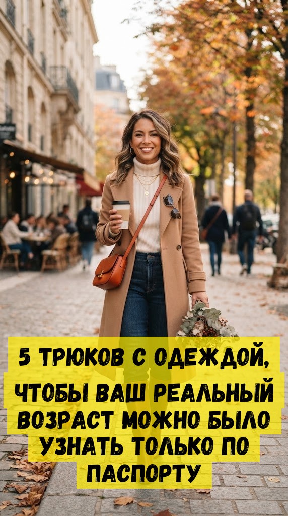 5 трюков с одеждой, чтобы ваш реальный возраст можно было узнать только по паспорту