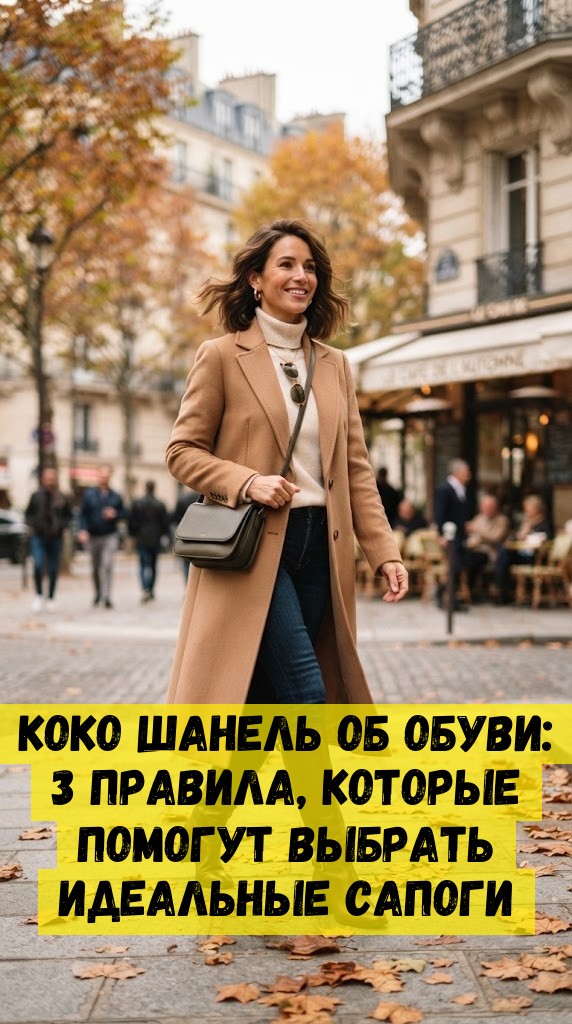 Коко Шанель об обуви: 3 правила, которые помогут выбрать идеальные сапоги
