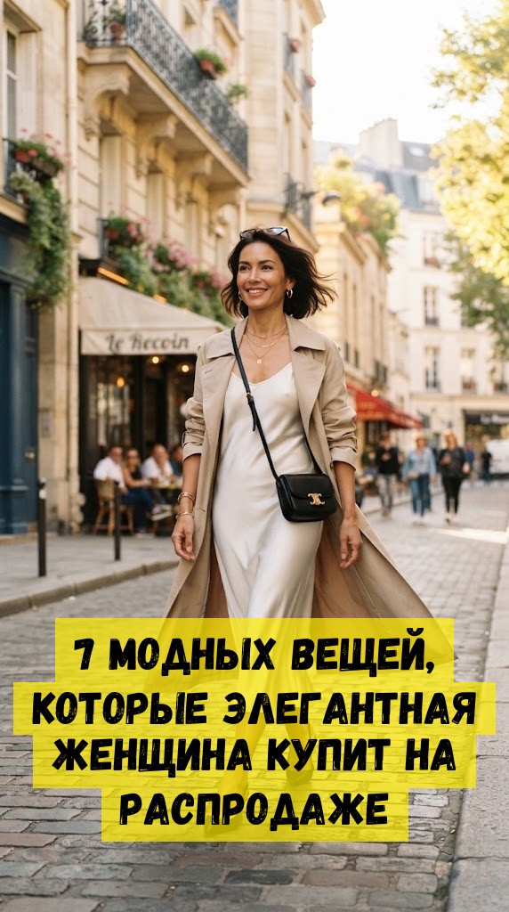7 модных вещей, которые элегантная женщина купит на распродаже