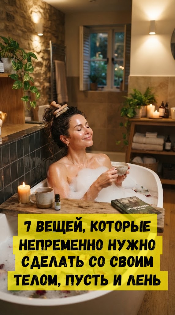 7 вещей, которые непременно нужно сделать со своим телом, пусть и лень