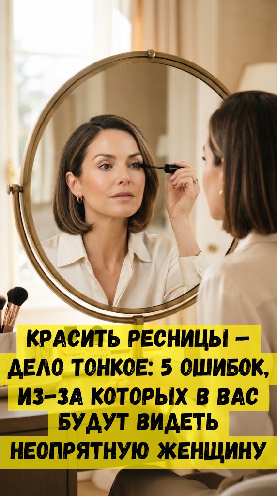 Красить ресницы &mdash; дело тонкое: 5 ошибок, из-за которых в вас будут видеть неопрятную женщину