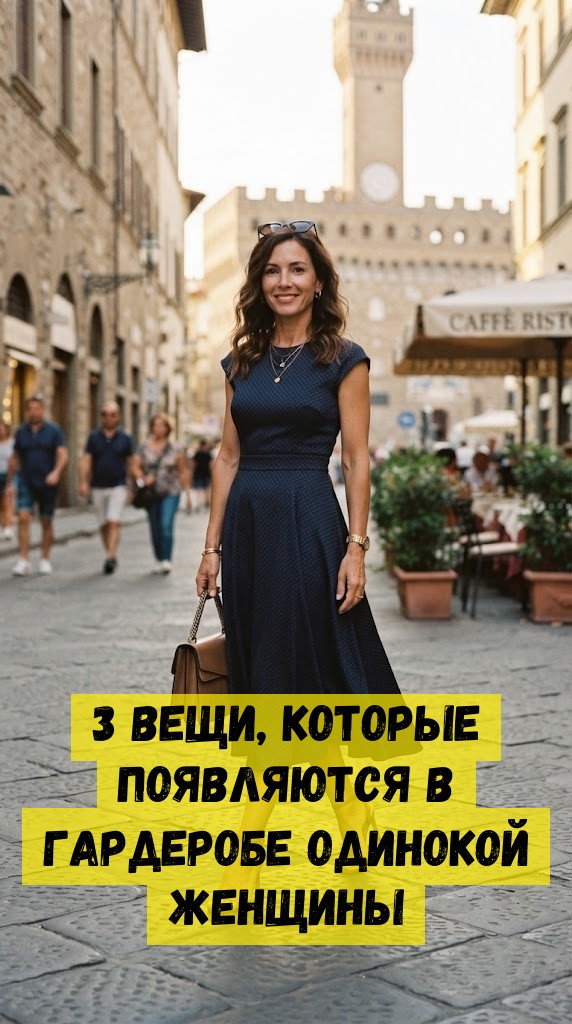 3 вещи, которые появляются в гардеробе одинокой женщины