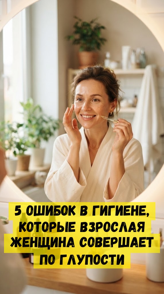 5 ошибок в гигиене, которые взрослая женщина совершает по глупости