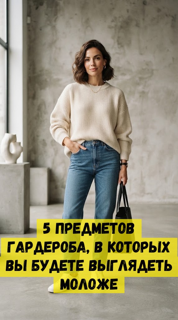 5 предметов гардероба, в которых вы будете выглядеть моложе
