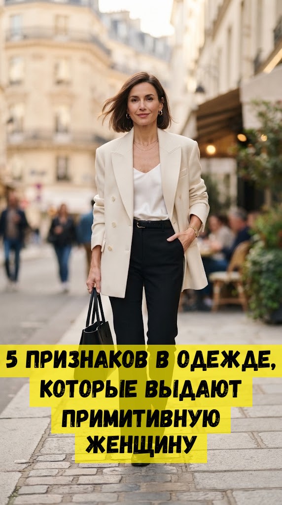 5 признаков в одежде, которые выдают примитивную женщину