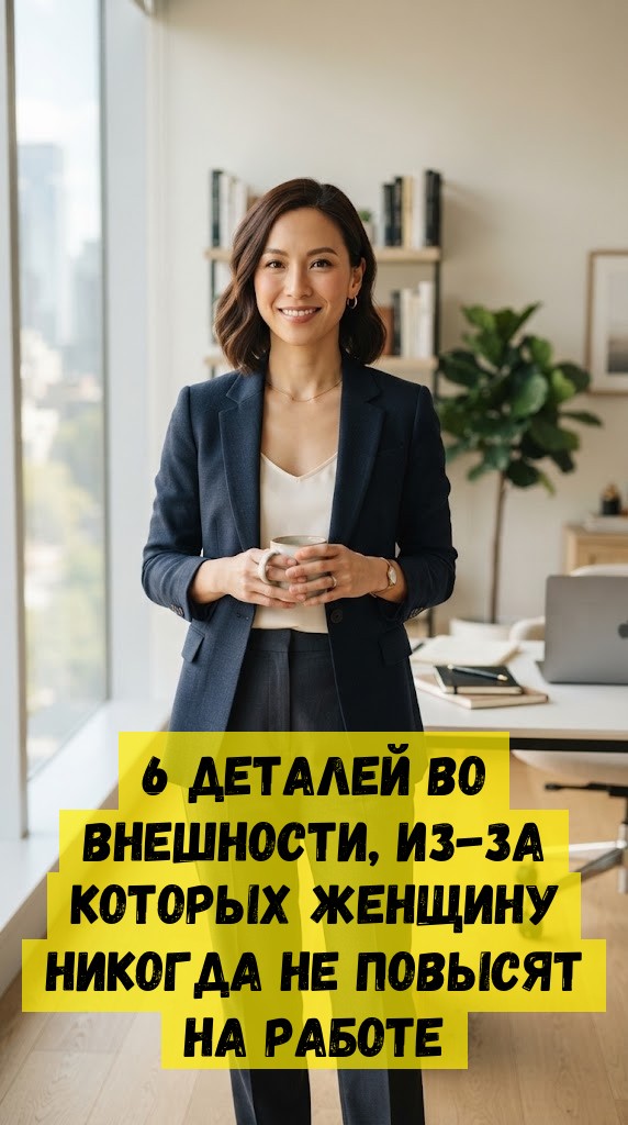 6 деталей во внешности, из-за которых женщину никогда не повысят на работе